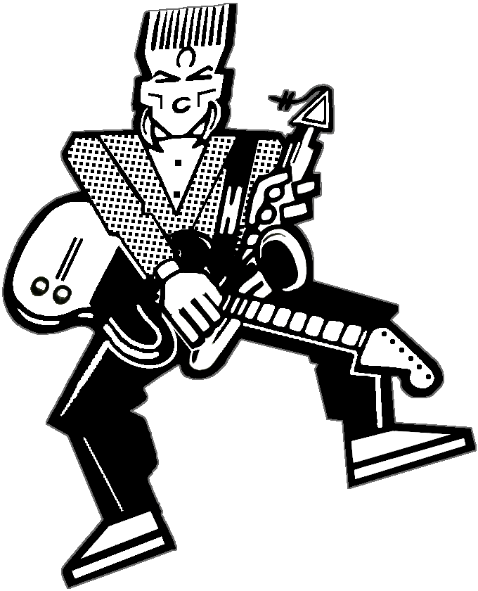 Logo 80's Comic Art